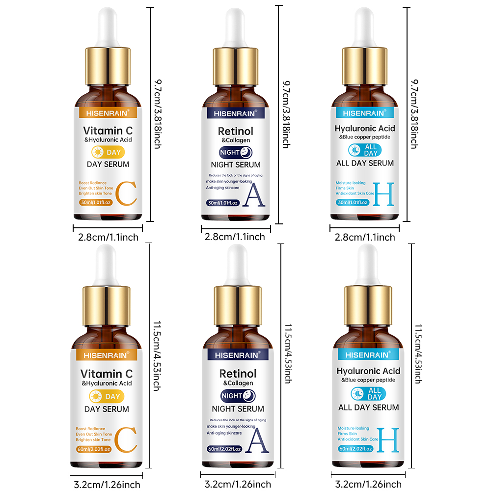 HISENRAIN Vitamina C + Retinol - Ferulic Acid Serum reseña y precio