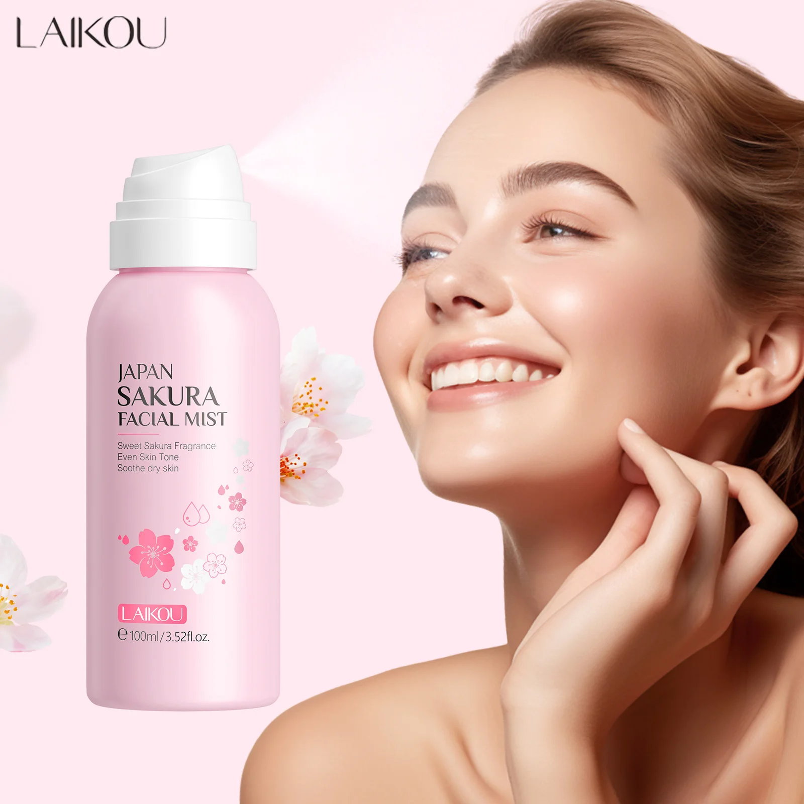 LAIKOU Sakura-Spray iluminador - Skincare Niacinamide reseña y precio