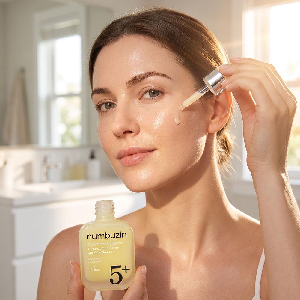 Numbuzin 5+ Glutatión Vitamina - Ferulic Acid Serum reseña y precio