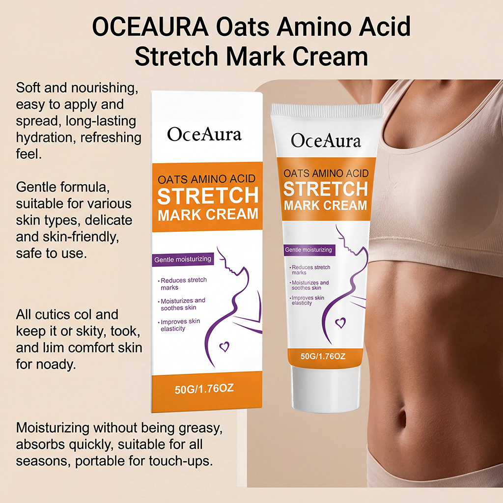 Crema Corporal para Estrías, A - Skincare Oat reseña y precio
